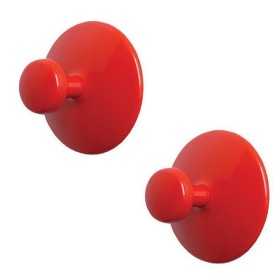 Pika Shop 2 PZ Appendino da Parete Modello Lia Rosso