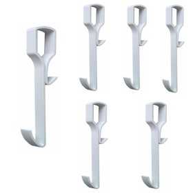 Pika Shop 6 PZ Appendino per Box Doccia Modello Boa Bianco