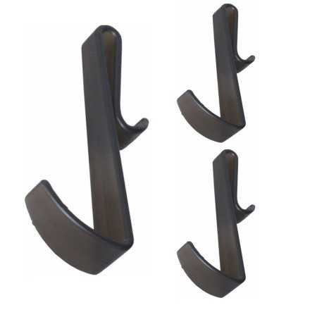 Pika Shop 3 PZ Appendino per Box Doccia Modello Cobra Nero