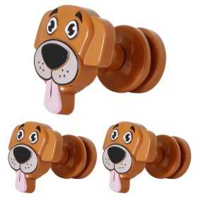Pika Shop 3 PZ Appendino per Termoarredo Attacco Universale Modello Fantasy Doggy
