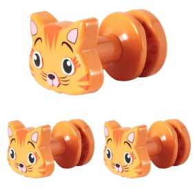 Pika Shop 3 PZ Appendino per Termoarredo Attacco Universale Modello Fantasy Kitty