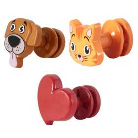 Pika Shop 3 PZ Appendino per Termoarredo Modello Fantasy Doggy Kitty Lovly