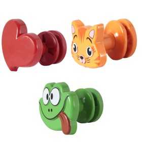 Pika Shop 3 PZ Appendino per Termoarredo Modello Fantasy Kitty Lovly Froggy