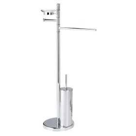 Ogomondo Piantana Multiuso 4 Funzioni Abete in Acciaio Cromato