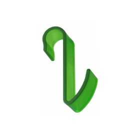 Pika Shop Appendino per Termoarredo Tubo orizzontale Modello Hook Verde