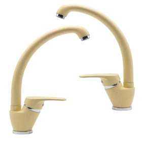 Set 2 pezzi Miscelatore Ottone Avena1 Lavello Cucina Oslo Erogazione Orientabile