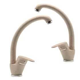 Set 2 pezzi Miscelatore Ottone Avena2 Lavello Cucina Oslo Erogazione Orientabile