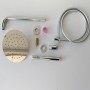 OGOMONDO Kit Doccia Tondo 3 Completo di Soffione Doccetta e Miscelatore con Deviatore Hope