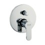 OGOMONDO Kit Doccia Tondo 3 Completo di Soffione Doccetta e Miscelatore con Deviatore Hope