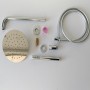 OGOMONDO Kit Doccia Oval 1 Completo di Soffione Doccetta e Miscelatore con Deviatore 005