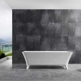 Vasca Da Bagno Free Standing Hannah Artificial Stone Bianco Opaco Matt