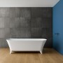Vasca Da Bagno Free Standing Hannah Artificial Stone Bianco Opaco Matt