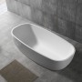 Vasca Da Bagno Free Standing Greta Artificial Stone Bianco Opaco Matt