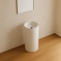 Lavabo Free Standing Klaus Artificial Stone Bianco Opaco Matt