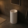 Lavabo Free Standing Klaus Artificial Stone Bianco Opaco Matt