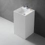 Lavabo Monoforo Free Standing Magnus Plus Artificial Stone Bianco Opaco Matt Lavabo Monoforo Free Standing Magnus Plus Artificial Stone Bianco Opaco Matt