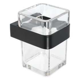 Porta Spazzolini Nero Da Parete Serie 25 Acciaio Verniciato Ogomondo