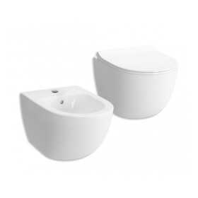 Sanitari Sospesi in Ceramica con Sedile incluso Vitra Sento