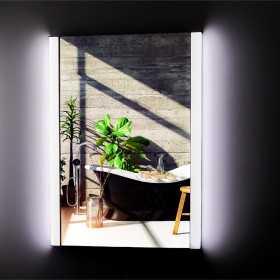 Ogomondo Specchio da Bagno 100 con Led Laterali L50xH70