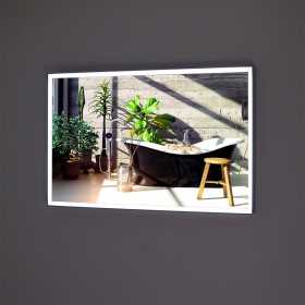 Ogomondo Specchio da Bagno 004 con Led interno L80xH50