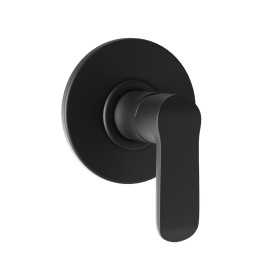 Miscelatore Doccia da Parete Puma ad Incasso Ottone Colore Nero Opaco Bagno