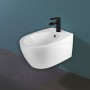 Coppia di Miscelatore Rubinetto Bidet e Miscelatore Lavabo Linea Puma Nero Opaco