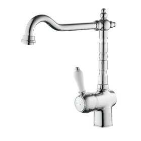 Miscelatore Monoforo Ottone Cucina England One Cromato Erogazione Orientabile