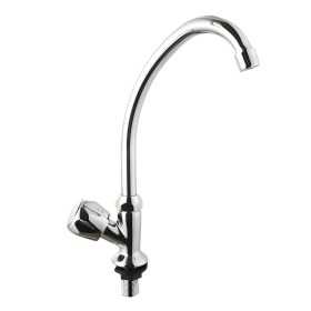 Rubinetto Ad Incasso ONE Canna Alta in Ottone Cucina con Erogazione Orientabile