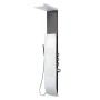 Colonna Doccia TEC Alluminio Bianco Nero Getti Idro Arredamento H150xL22