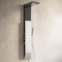 Colonna Doccia TEC Alluminio Bianco Nero Getti Idro Arredamento H150xL22