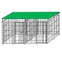2 Box per Cani con Copertura Zincatura a Caldo Ciascuno da 200x200x Altezza 180 Cm