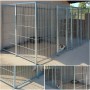 2 Box per Cani da Esterno con Zincatura a Caldo Ciascuno da 200x200x Altezza 180 Cm