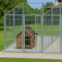 2 Box per Cani da Esterno con Zincatura a Caldo Ciascuno da 200x200x Altezza 180 Cm