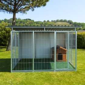 Box per Cani Coibentato con Copertura Zincatura a Caldo da 300x200x Altezza 180 Cm