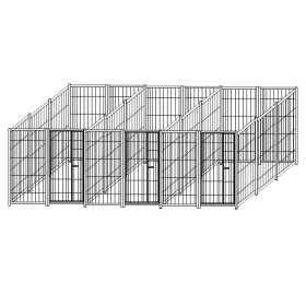 3 Box per Cani da Esterno con Zincatura a Caldo Ciascuno da 300x200x Altezza 180 centimetri