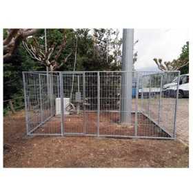 Recinzione in Rete da Esterno con Zincatura Elettrolitica da 400x300x Altezza 180 Cm