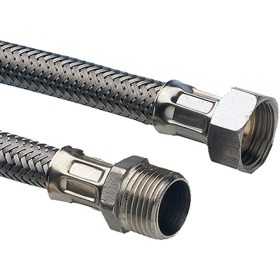 Flessibile Acciaio Inox Maschio Femmina 1/2 Pollice Lunghezza cm 100