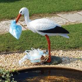 Cicogna Decorativa In Plastica Per Giardini Eleganti