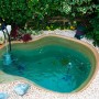 Laghetto da Giardino in Vetroresina Modello Haiti cm 205x270xh50