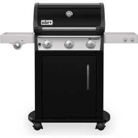 Weber Barbecue a Gas GPL Spirit E-325 GBS Acciaio Nero con Ruote Girevoli