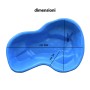 Laghetto da Giardino Bracciano Azzurro Litri 220 da 136x100xh34