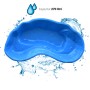 Laghetto da Giardino Nemi Azzurro Litri 270 da 180x100xh36