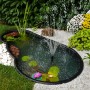 Laghetto da Giardino Tovel Nero Litri 500 da 190x105xh52