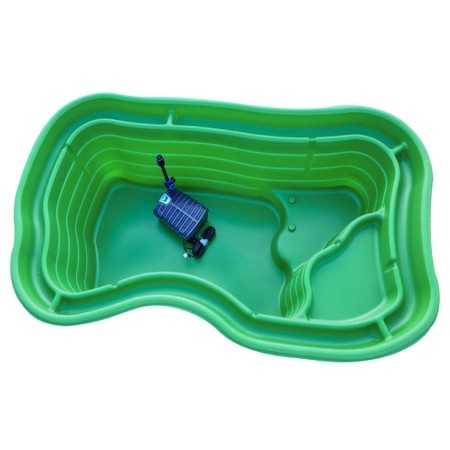 Laghetto da Giardino Maggiore Verde e Pompa Gda 6000 UVC 11 Watt