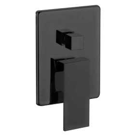 Ogomondo Miscelatore Doccia Ad Incasso Da Parete Con Deviatore Purple Rubinetto Nero 