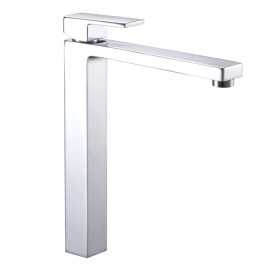 Ogomondo Miscelatore Rubinetto Lavabo Appoggio Purple Bocca Alta Cromo Lucido