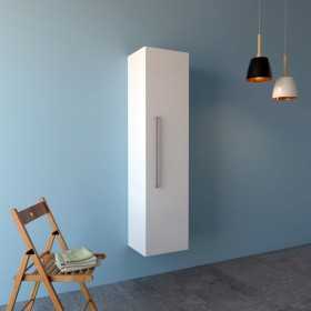 Colonna Sospesa Senna Pensile Bagno con Anta Made in Italy Reversibile