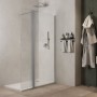 Parete Doccia Walk In Basculante Lorna L112F Cristallo 8 Millimetri 107-109 cm