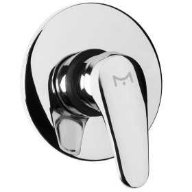 Miscelatore Doccia da Parete Europa ad Incasso Ottone Colore Cromato Bagno