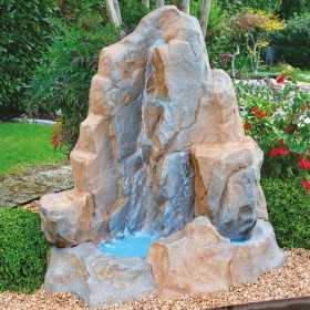 Cascata in Vetroresina da Giardino Monaco cm 142x65x148x25 Litri 190